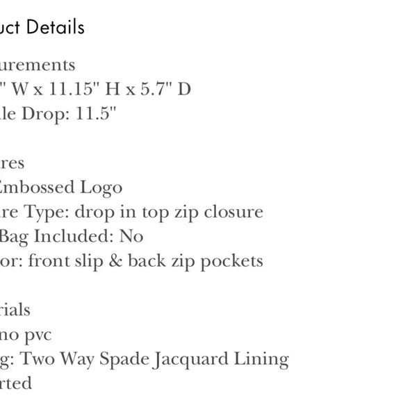 Kate Spade Tote Bag - Picture 8 of 8